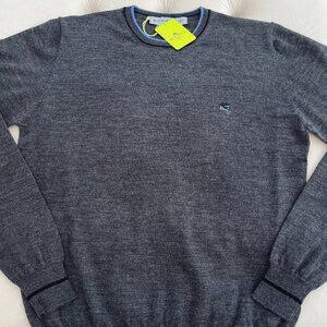 Etro Crew neck Virgin Wool Sweater Pullover